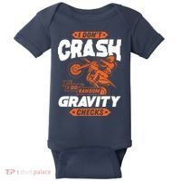 Random Gravity Checks Motocross Dirt Bike Baby Bodysuit thumb 0