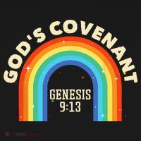 Rainbow God's Covenant Genesis 913 Bible Christian Lover Sweatshirt thumb 3
