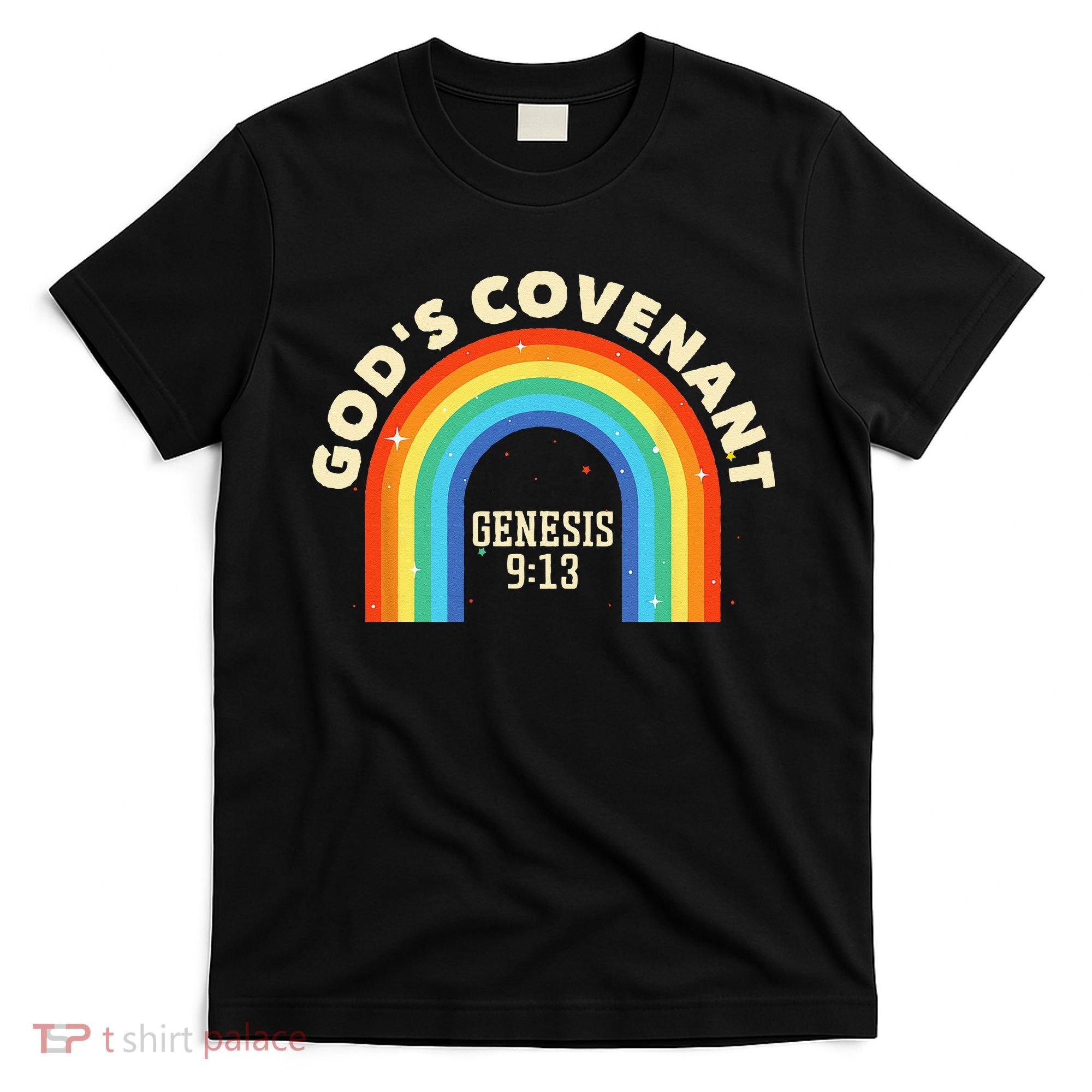 Rainbow God's Covenant Genesis 913 Bible Christian Lover T-Shirt
