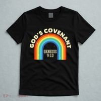 Rainbow God's Covenant Genesis 913 Bible Christian Lover T-Shirt thumb 5