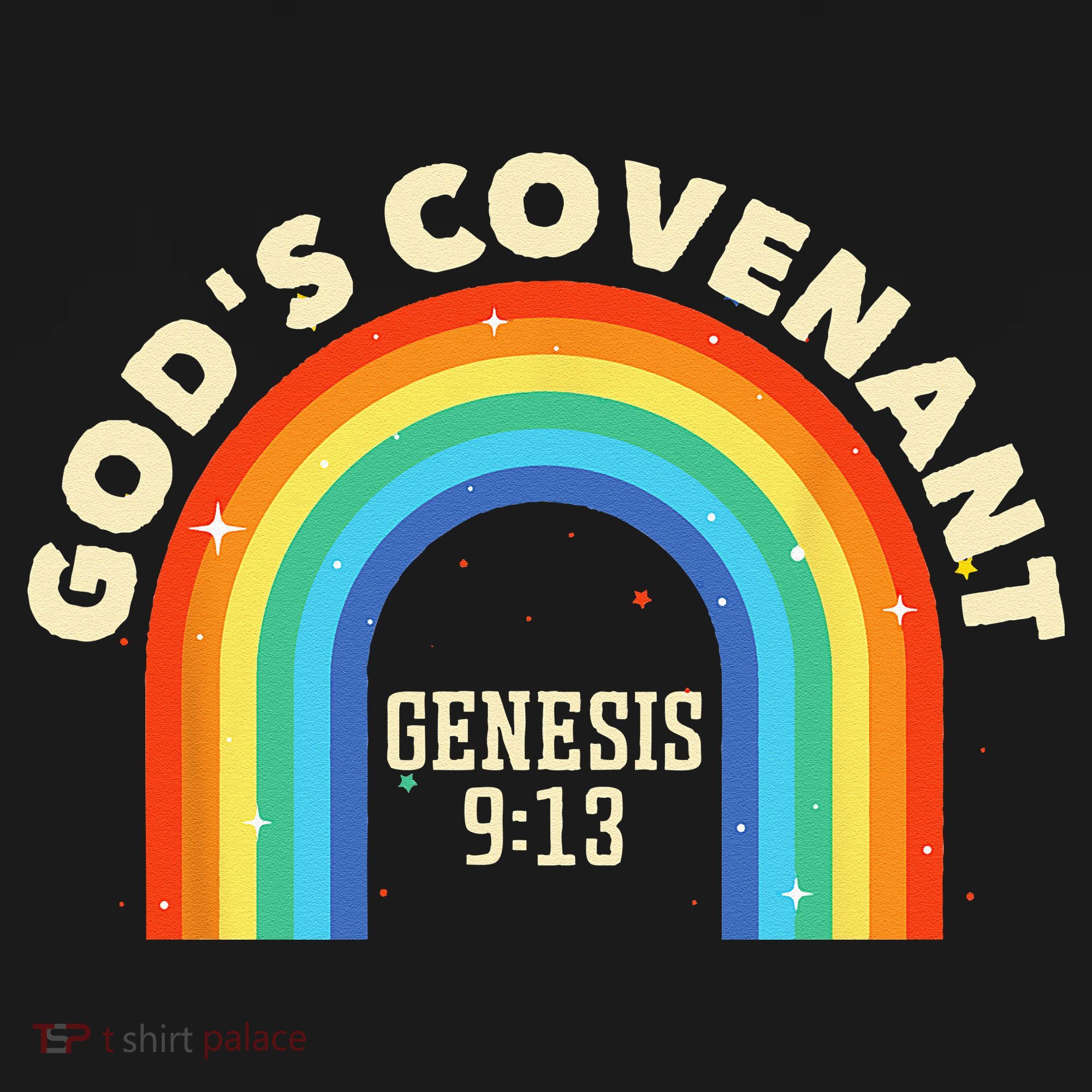 Rainbow God's Covenant Genesis 913 Bible Christian Lover Mousepad