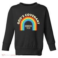 Rainbow God's Covenant Genesis 913 Bible Christian Lover Toddler Sweatshirt thumb 0
