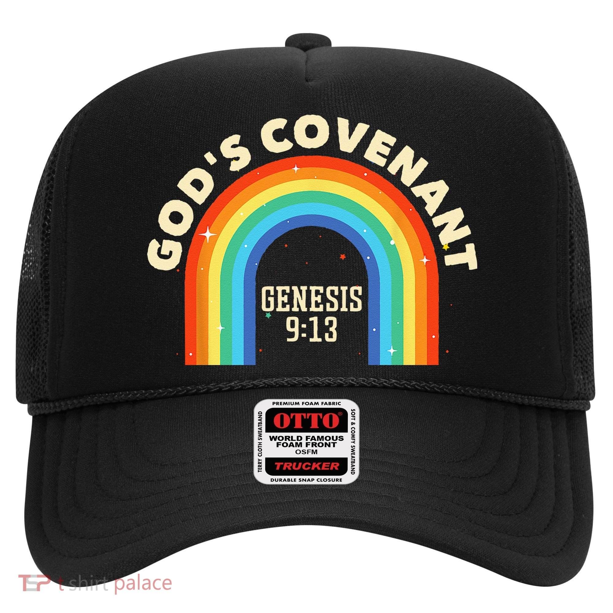 Rainbow God's Covenant Genesis 913 Bible Christian Lover Hat