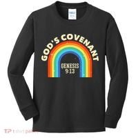 Rainbow God's Covenant Genesis 913 Bible Christian Lover Kids Long Sleeve Shirt thumb 0