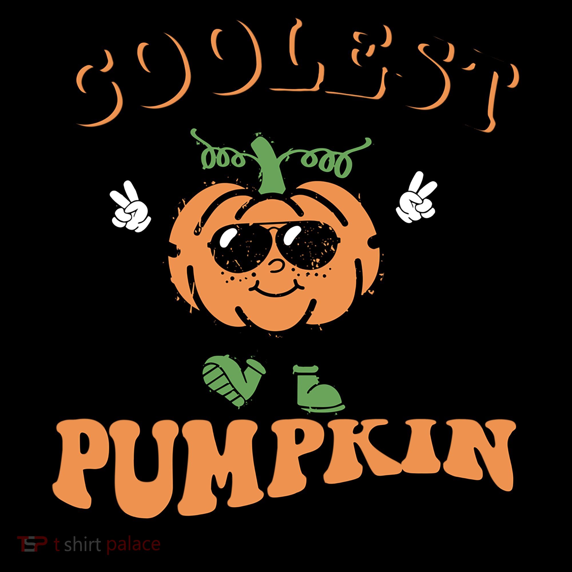 Retro Groovy Coolest Pumpkin In The Patch Halloween Autumn Cool Gift Coffee Mug