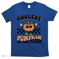 Retro Groovy Coolest Pumpkin In The Patch Halloween Autumn Cool Gift T-Shirt thumb 0