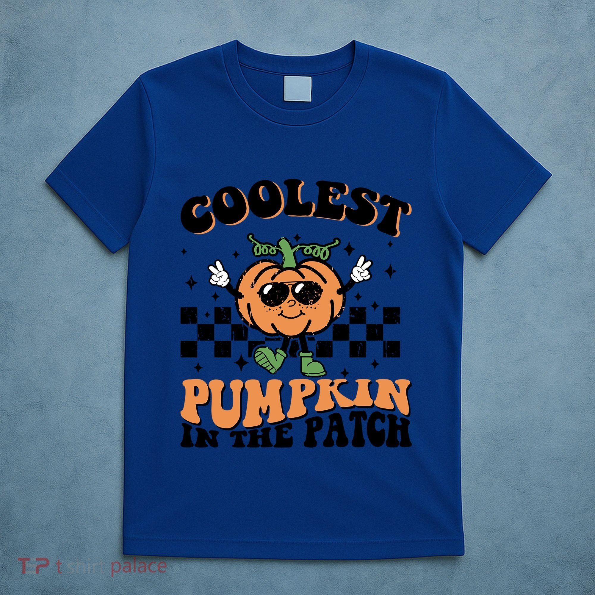 Retro Groovy Coolest Pumpkin In The Patch Halloween Autumn Cool Gift T-Shirt