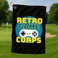 Retro Game Corps Golf Towel thumb 1