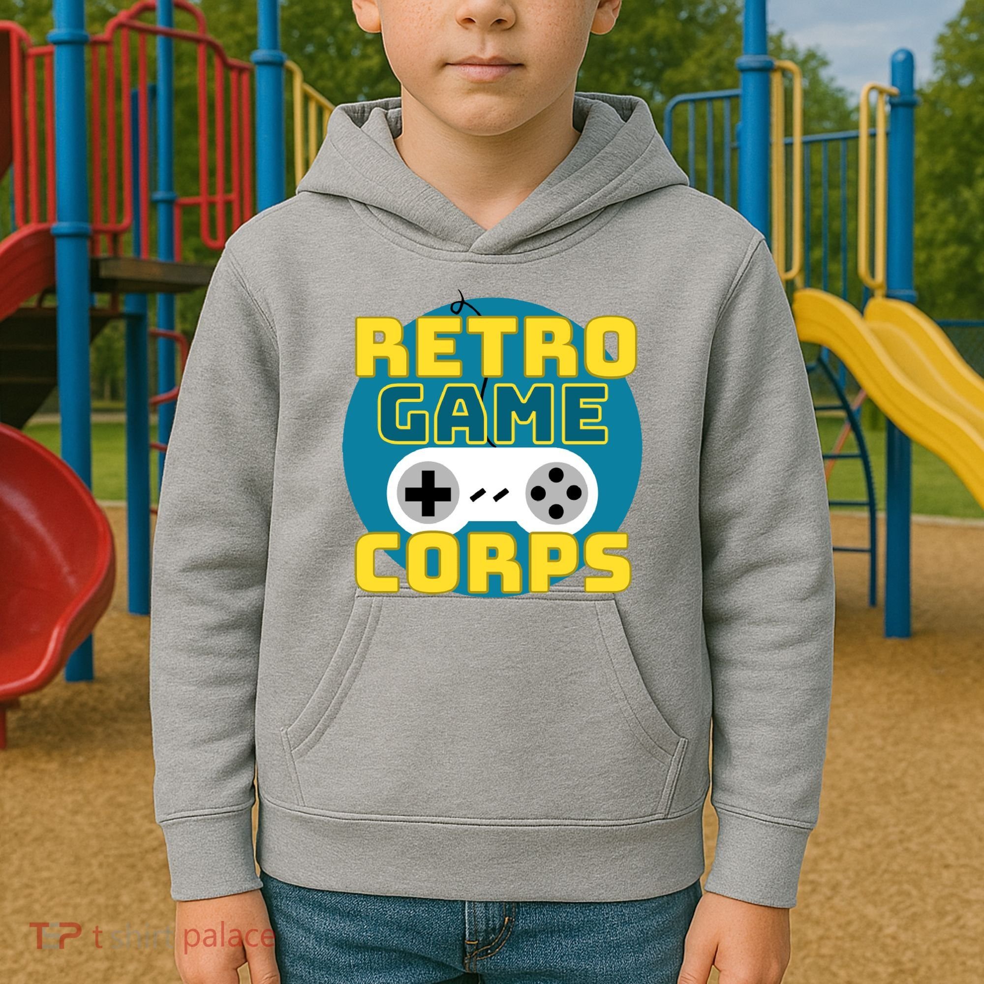 Retro Game Corps Kids Hoodie