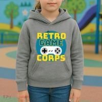 Retro Game Corps Kids Hoodie thumb 3