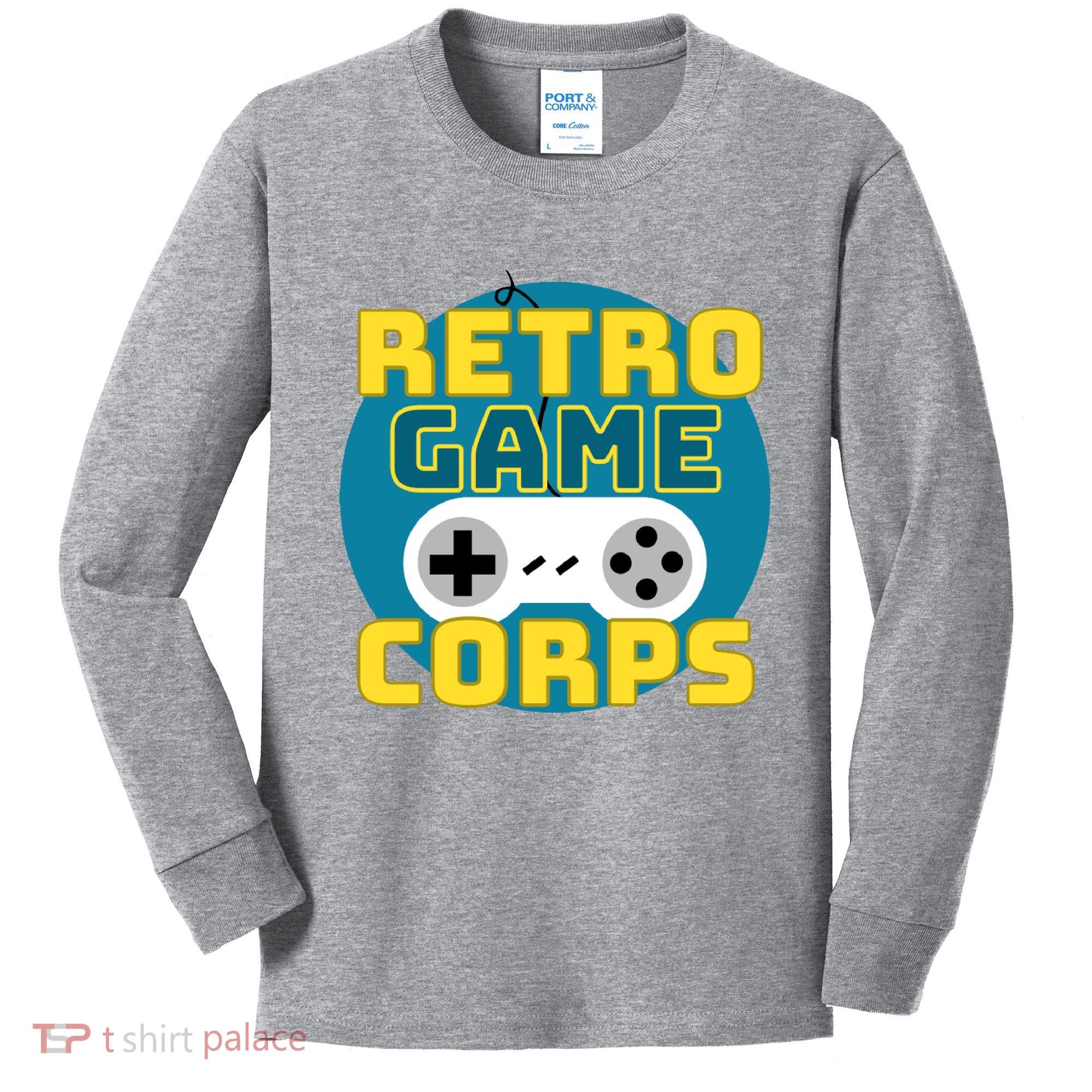 Retro Game Corps Kids Long Sleeve Shirt