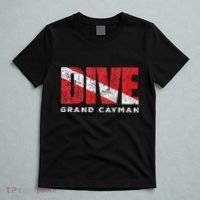 Retro Grand Cayman Scuba Dive Vintage Dive Flag Diving T-Shirt thumb 5
