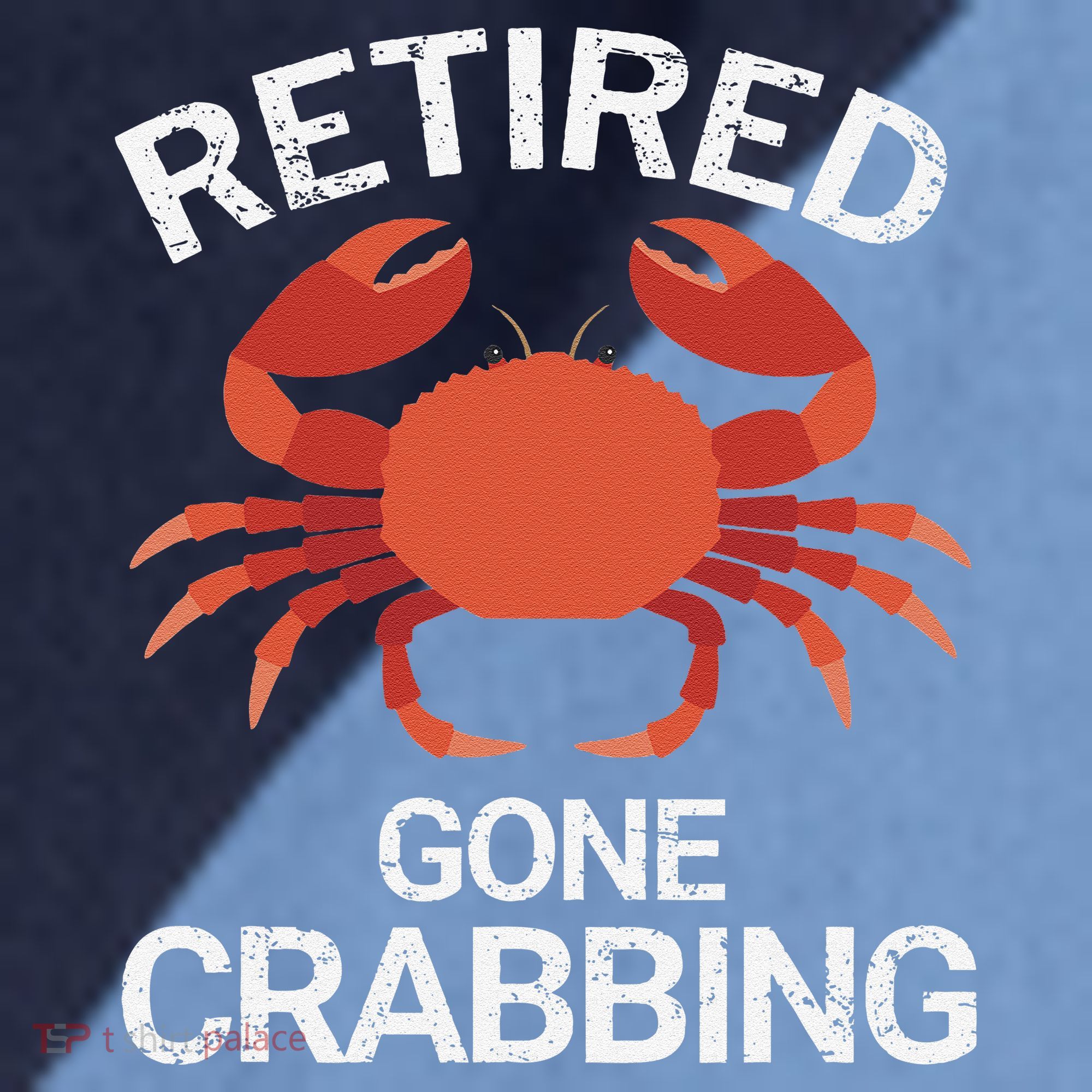 Retired Gone Crabbing Funny Crab Fishing Raglan Baseball Sleeve Shirt