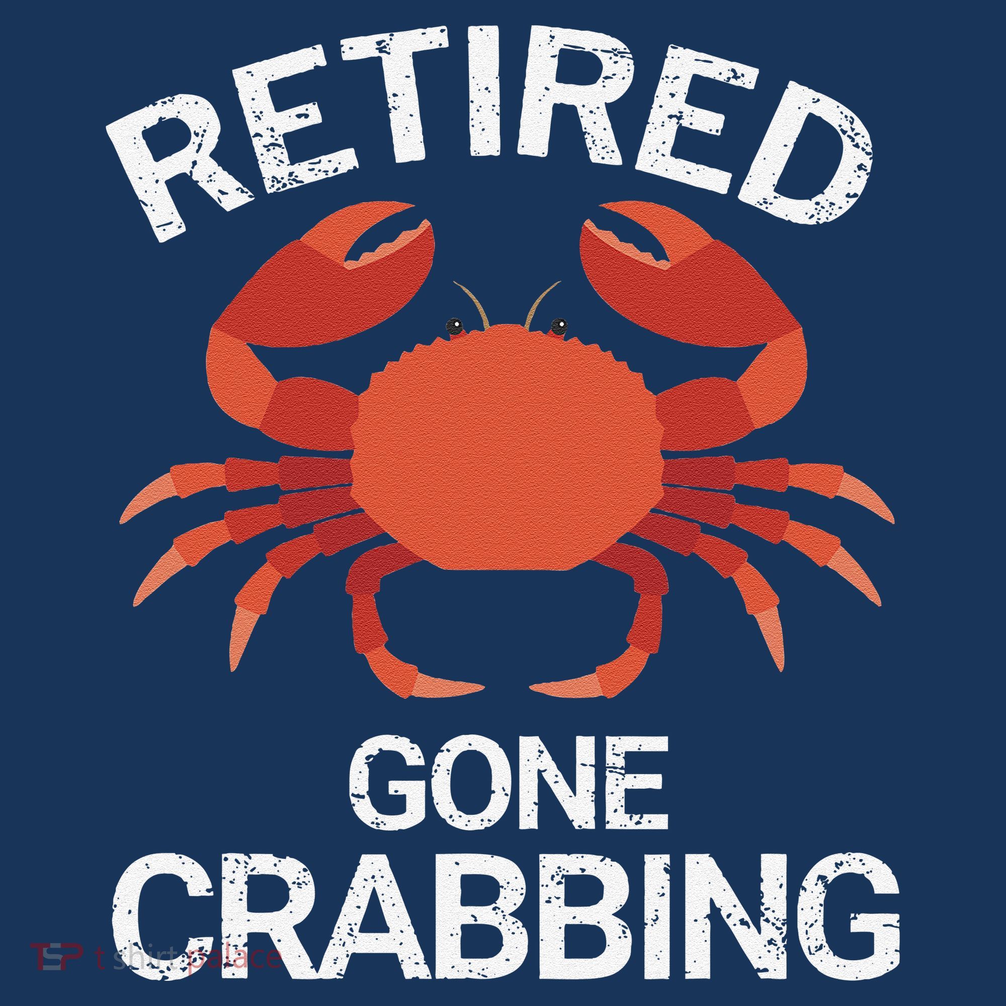 Retired Gone Crabbing Funny Crab Fishing Women's Hoodie