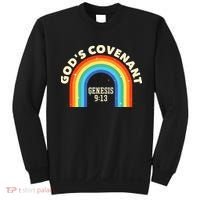 Rainbow God's Covenant Genesis 913 Bible Christian Lover Sweatshirt thumb 0
