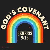 Rainbow God's Covenant Genesis 913 Bible Christian Lover Beanie thumb 2