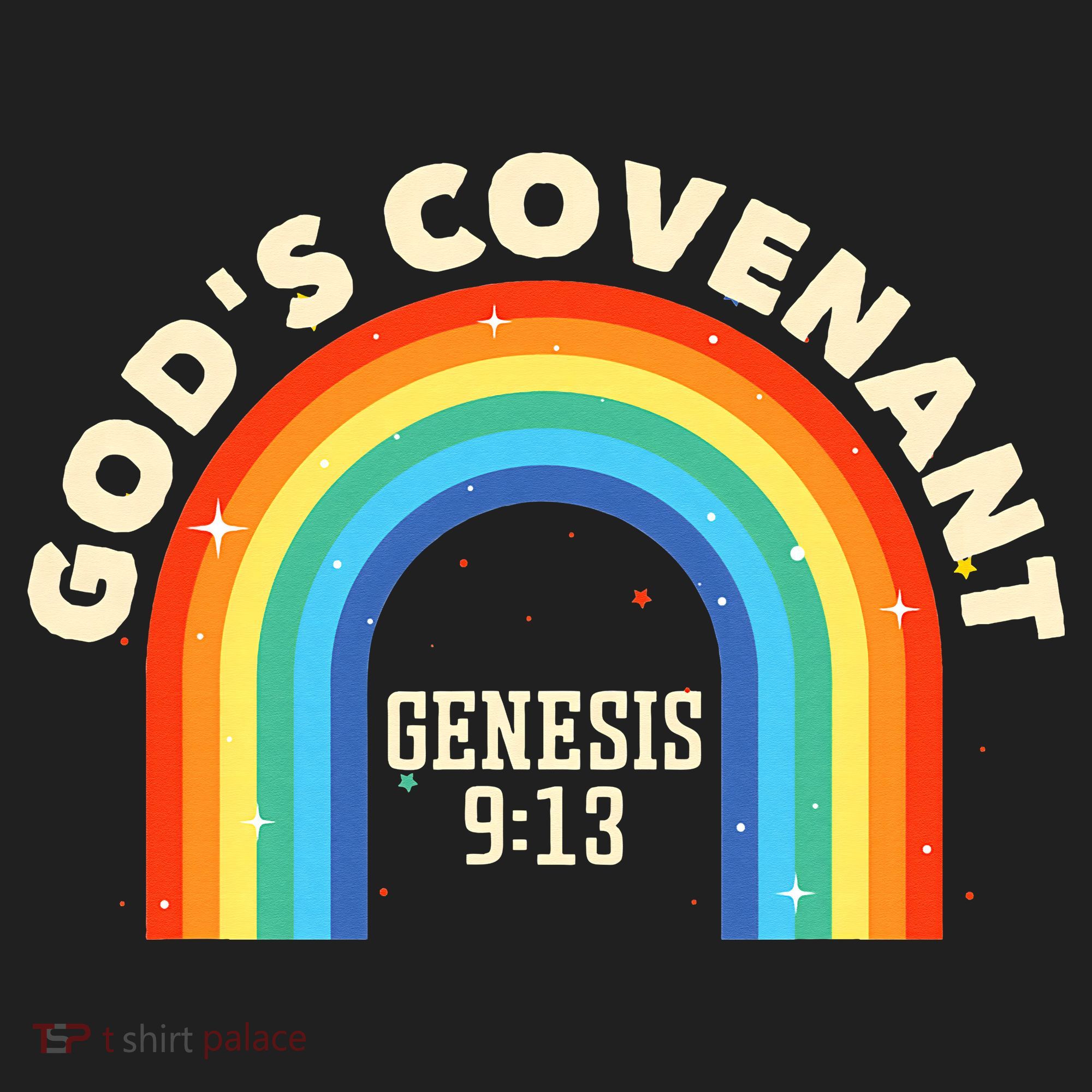 Rainbow God's Covenant Genesis 913 Bible Christian Lover Beanie