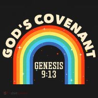Rainbow God's Covenant Genesis 913 Bible Christian Lover Mousepad thumb 1