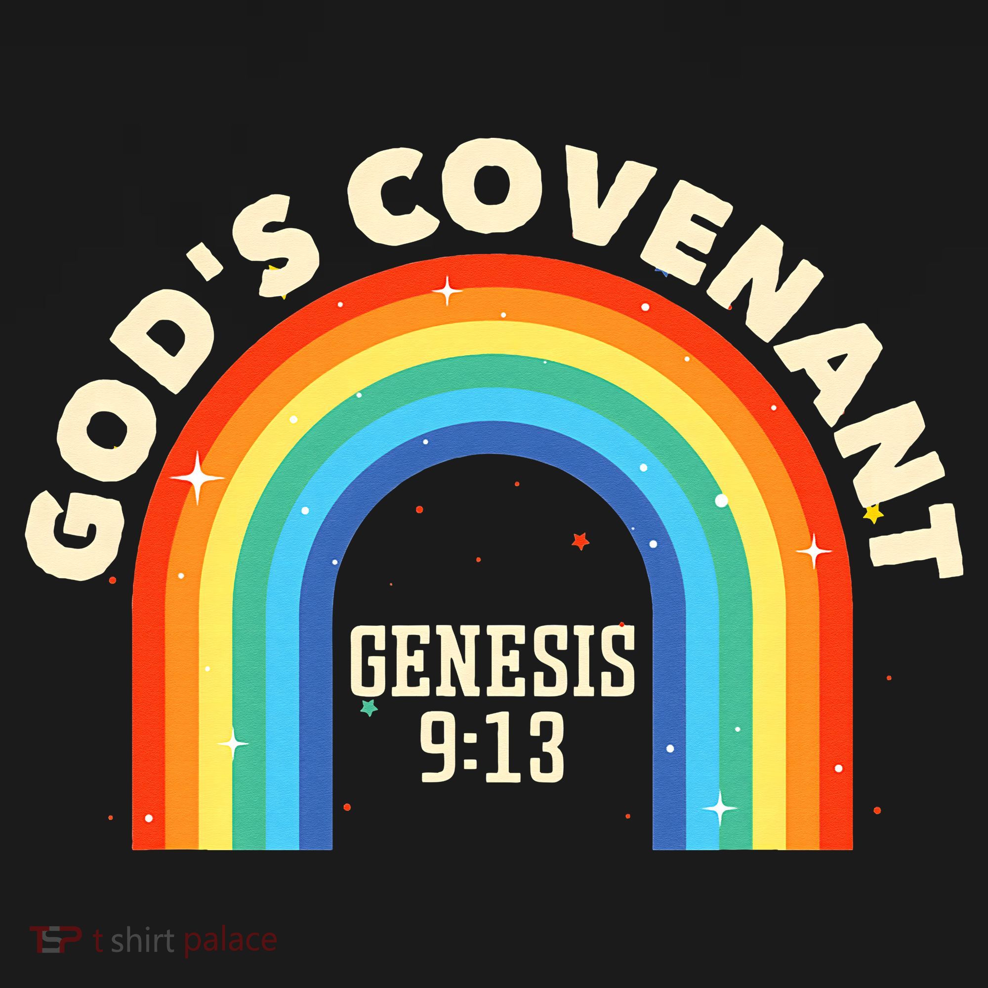 Rainbow God's Covenant Genesis 913 Bible Christian Lover Mousepad