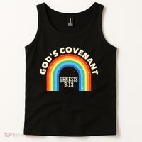 Rainbow God's Covenant Genesis 913 Bible Christian Lover Tank Top thumb 2