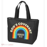Rainbow God's Covenant Genesis 913 Bible Christian Lover Tote Bag thumb 3