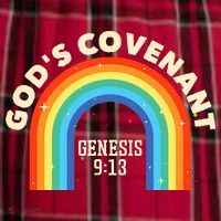 Rainbow God's Covenant Genesis 913 Bible Christian Lover Men's Flannel Plaid Pajama Pants thumb 2