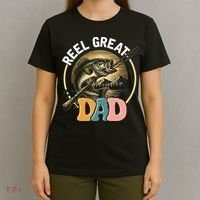 Reel Great Dad Fishing T-Shirt thumb 4