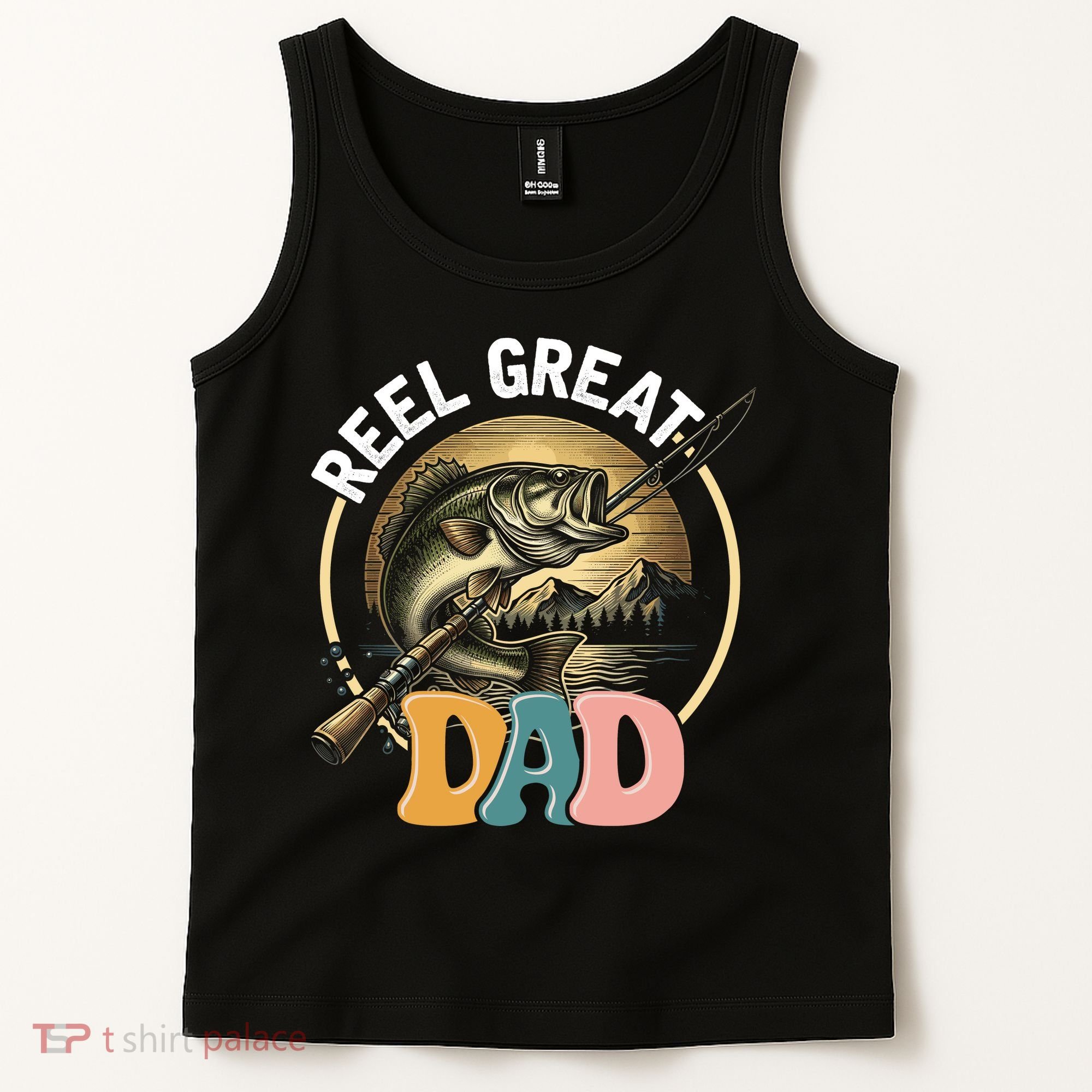 Reel Great Dad Fishing Tank Top