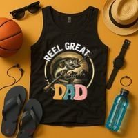 Reel Great Dad Fishing Tank Top thumb 4