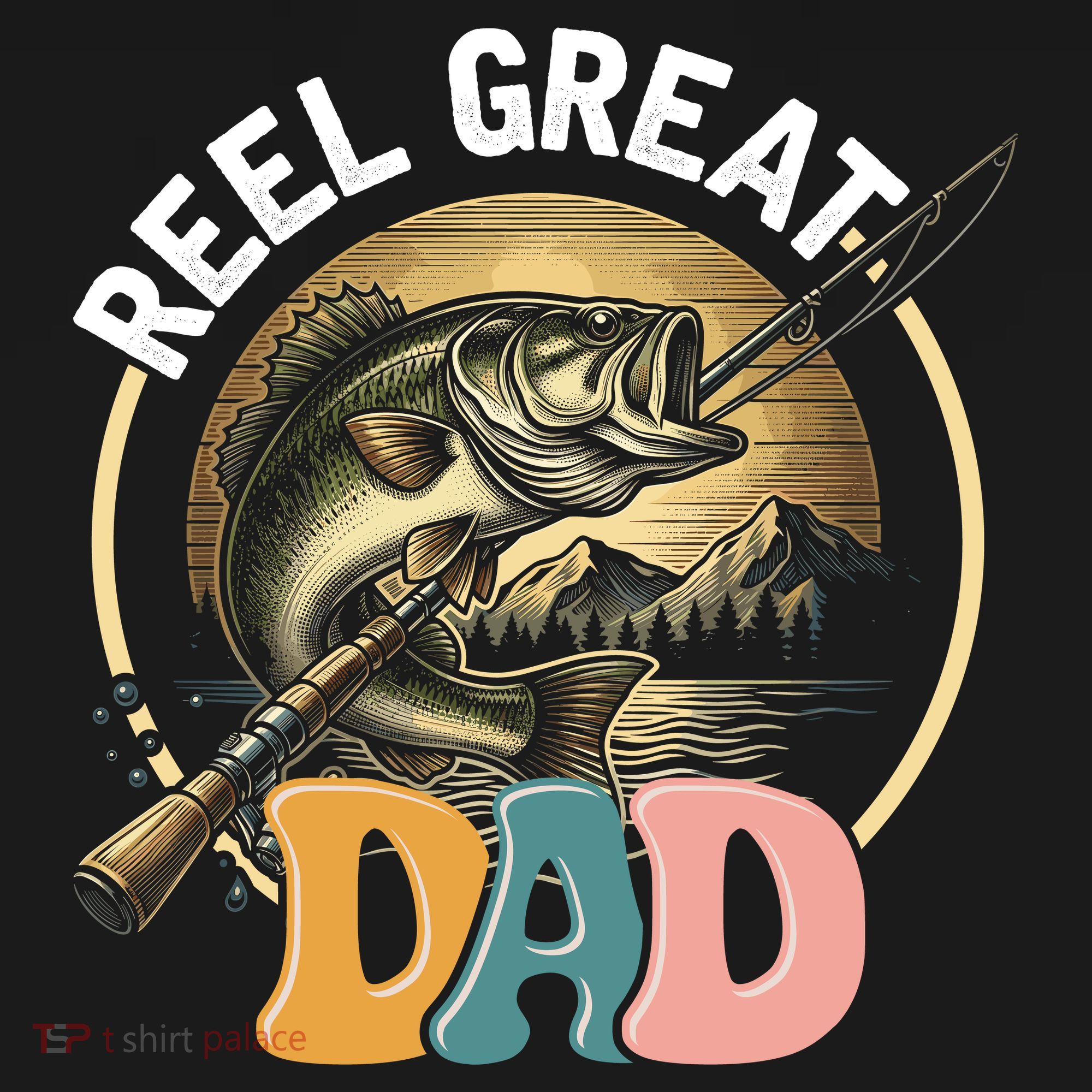Reel Great Dad Fishing Visor
