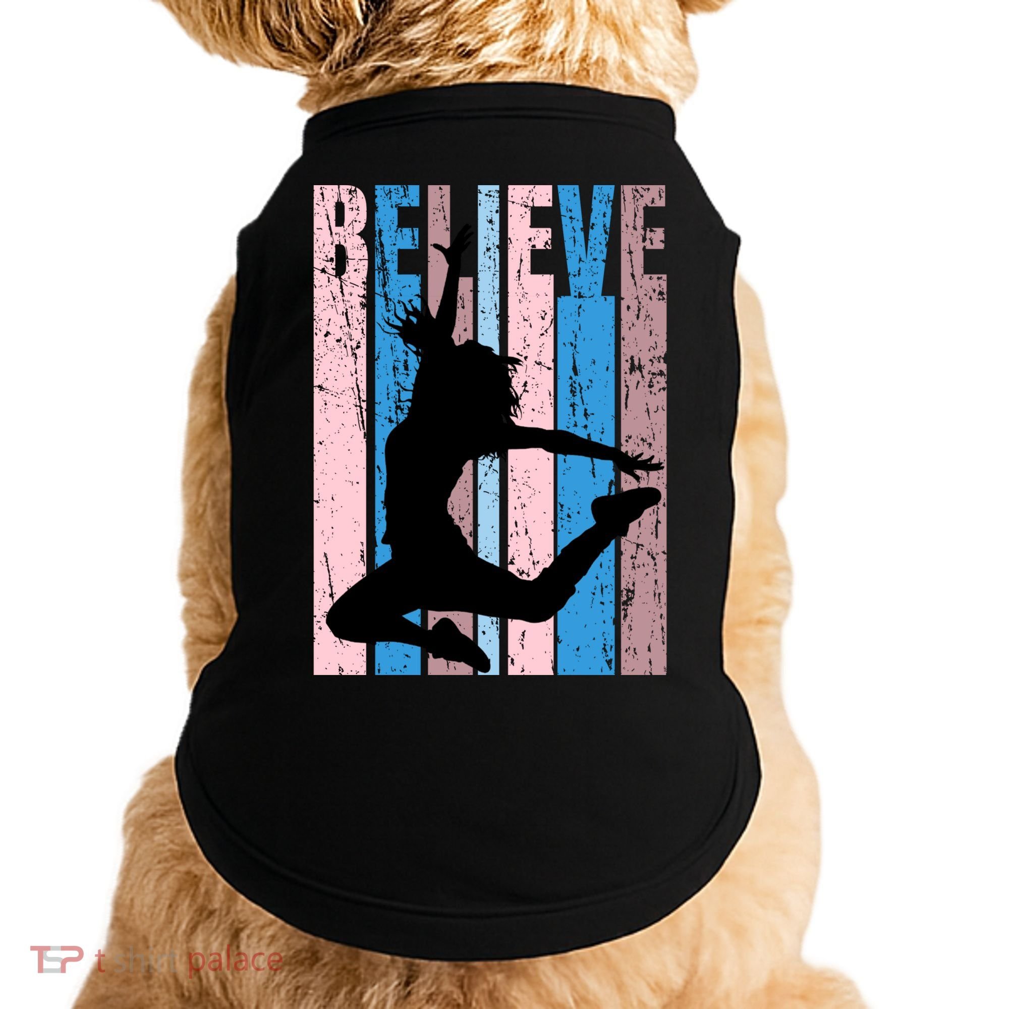 Retro Girls Dance Dancing Dancer Modern Dance Teacher Cool Gift Doggie Tank