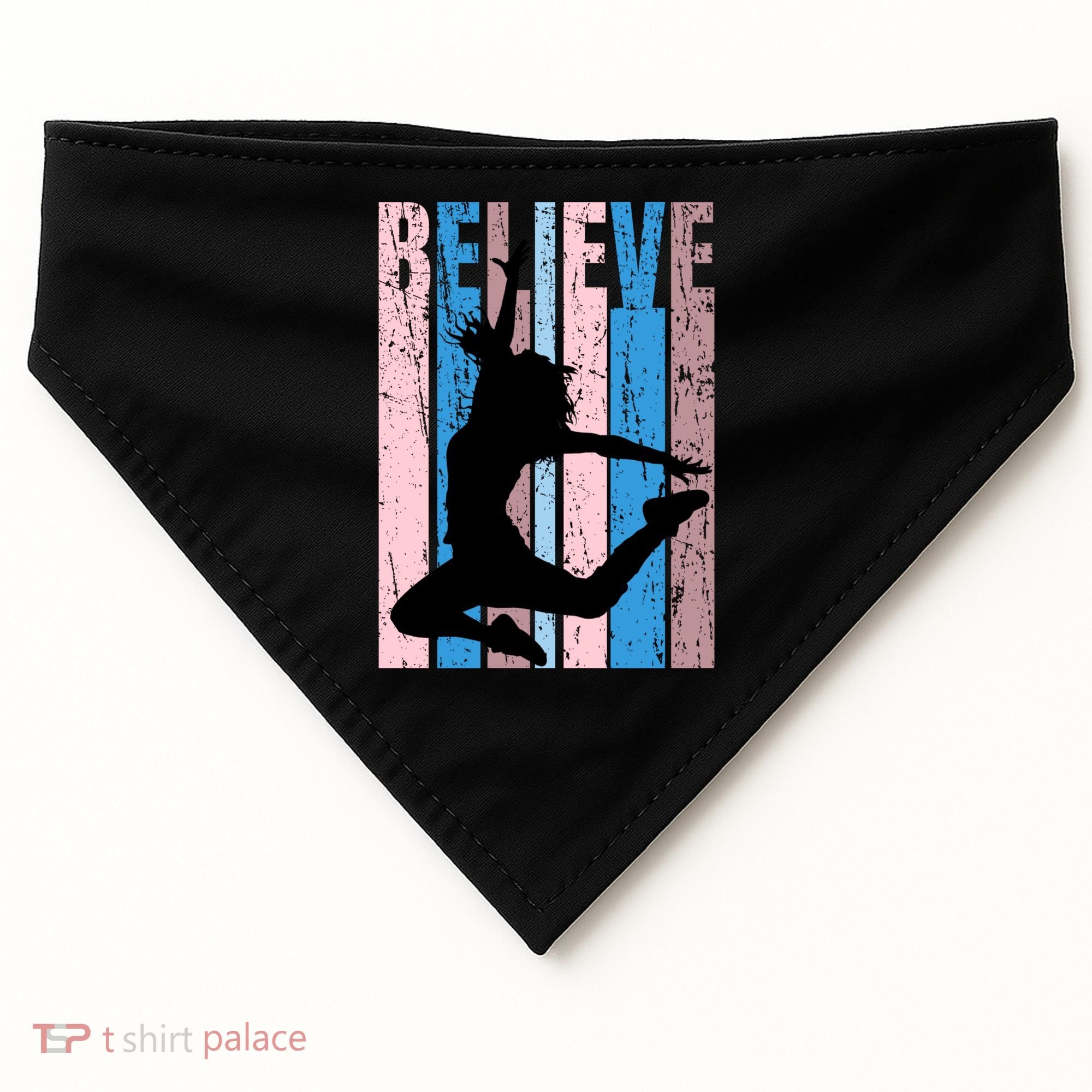 Retro Girls Dance Dancing Dancer Modern Dance Teacher Cool Gift USA-Made Doggie Bandana
