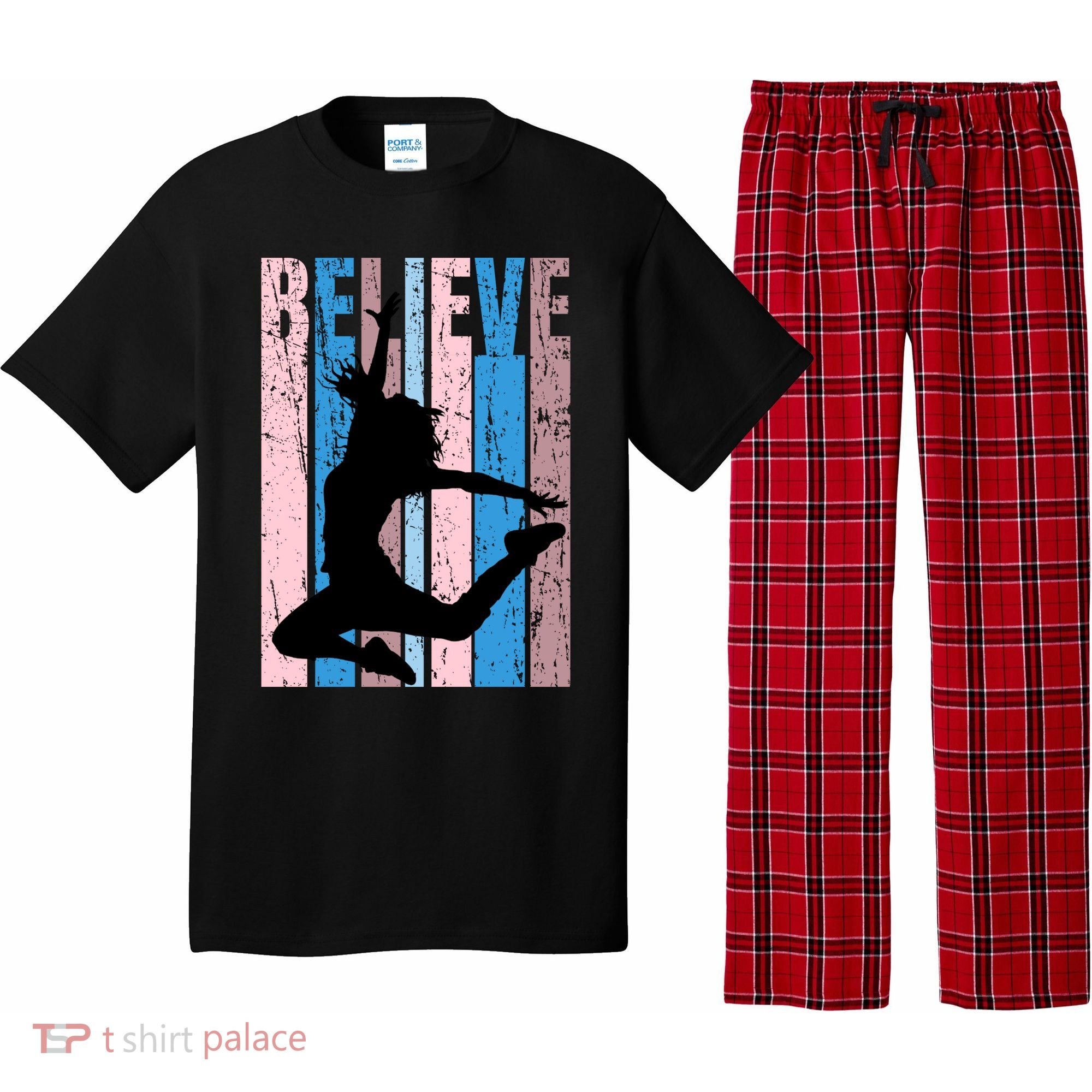 Retro Girls Dance Dancing Dancer Modern Dance Teacher Cool Gift Pajama Set
