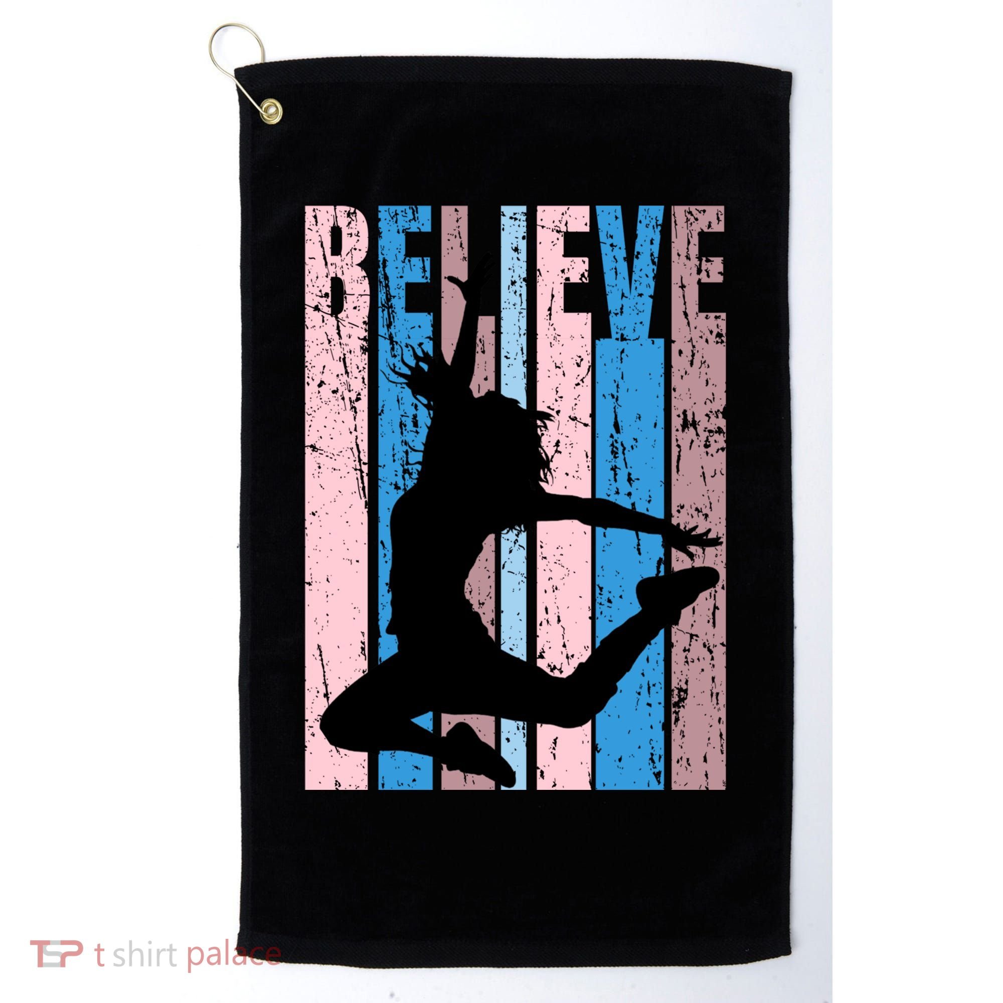 Retro Girls Dance Dancing Dancer Modern Dance Teacher Cool Gift Golf Towel