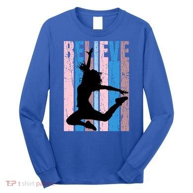 Retro Girls Dance Dancing Dancer Modern Dance Teacher Cool Gift Long Sleeve Shirt