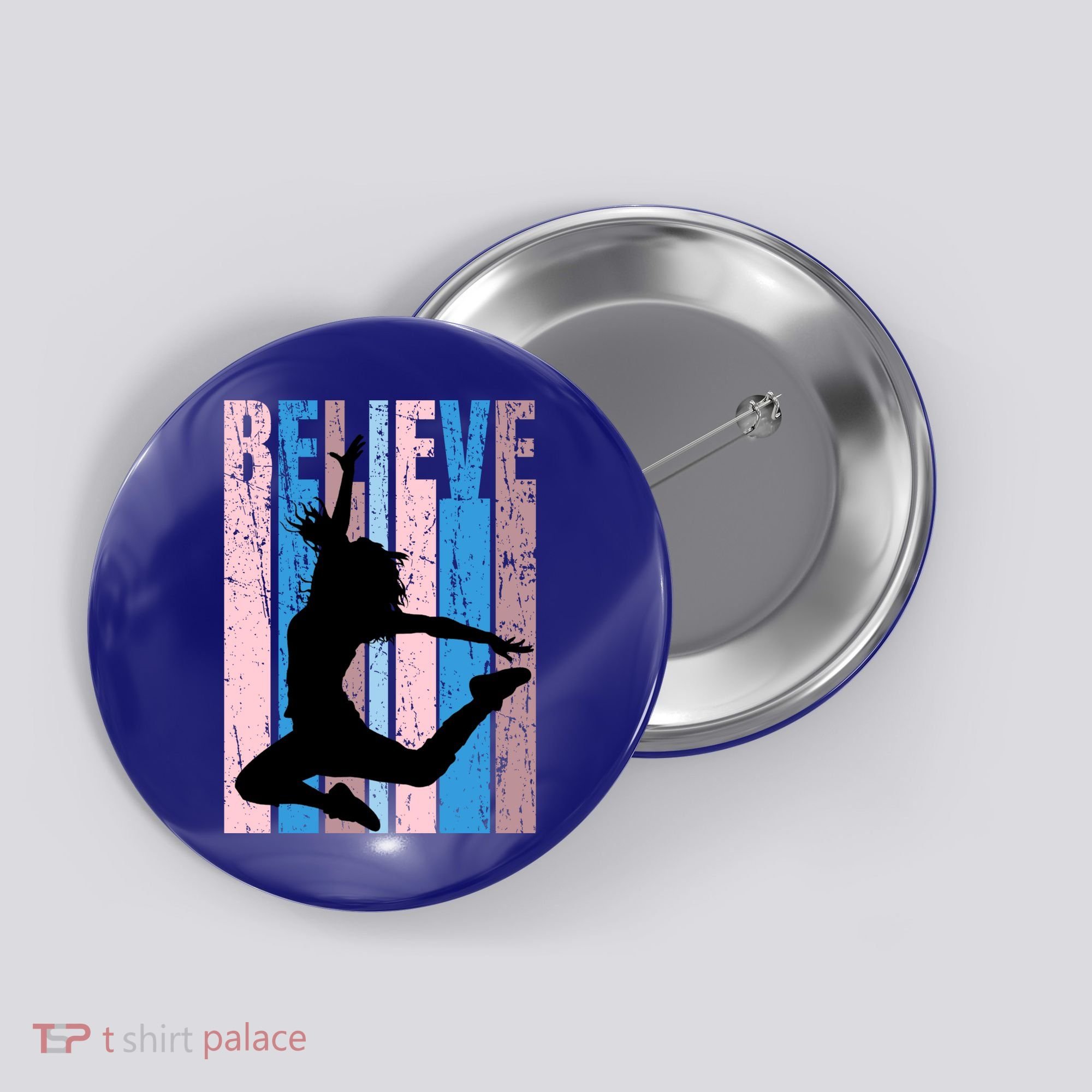 Retro Girls Dance Dancing Dancer Modern Dance Teacher Cool Gift Button