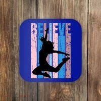 Retro Girls Dance Dancing Dancer Modern Dance Teacher Cool Gift Coaster thumb 0