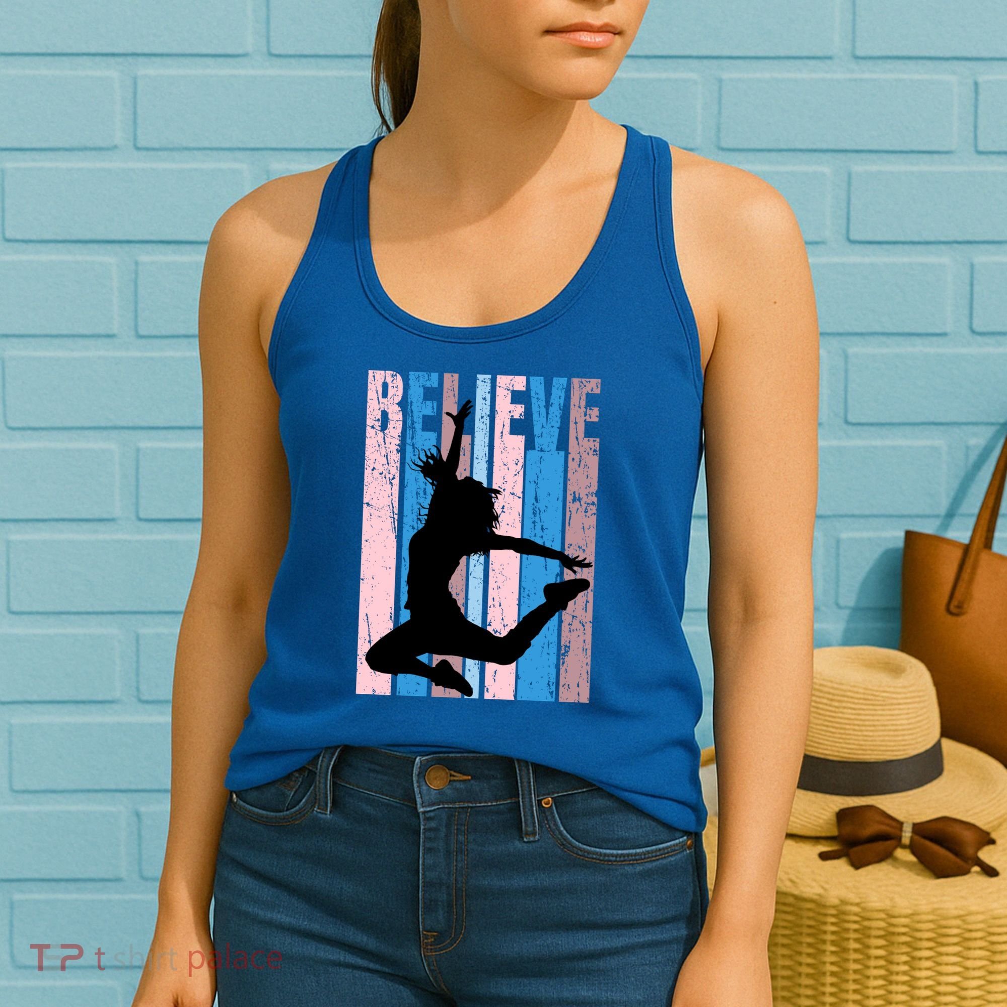 Retro Girls Dance Dancing Dancer Modern Dance Teacher Cool Gift Women's Tank Top