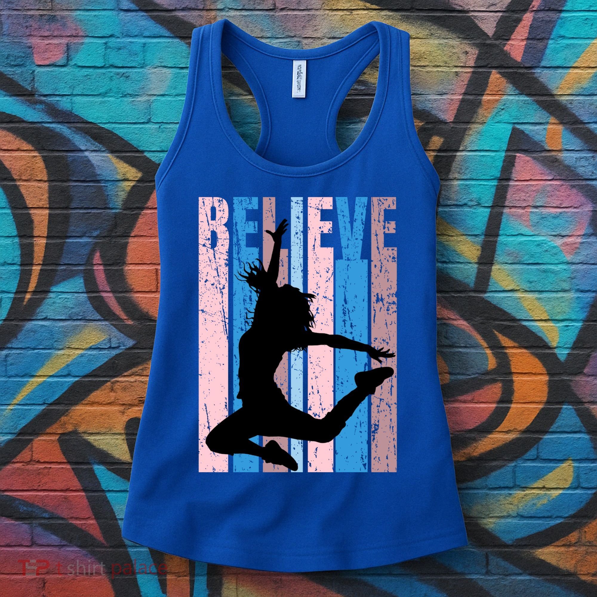 Retro Girls Dance Dancing Dancer Modern Dance Teacher Cool Gift Women's Tank Top