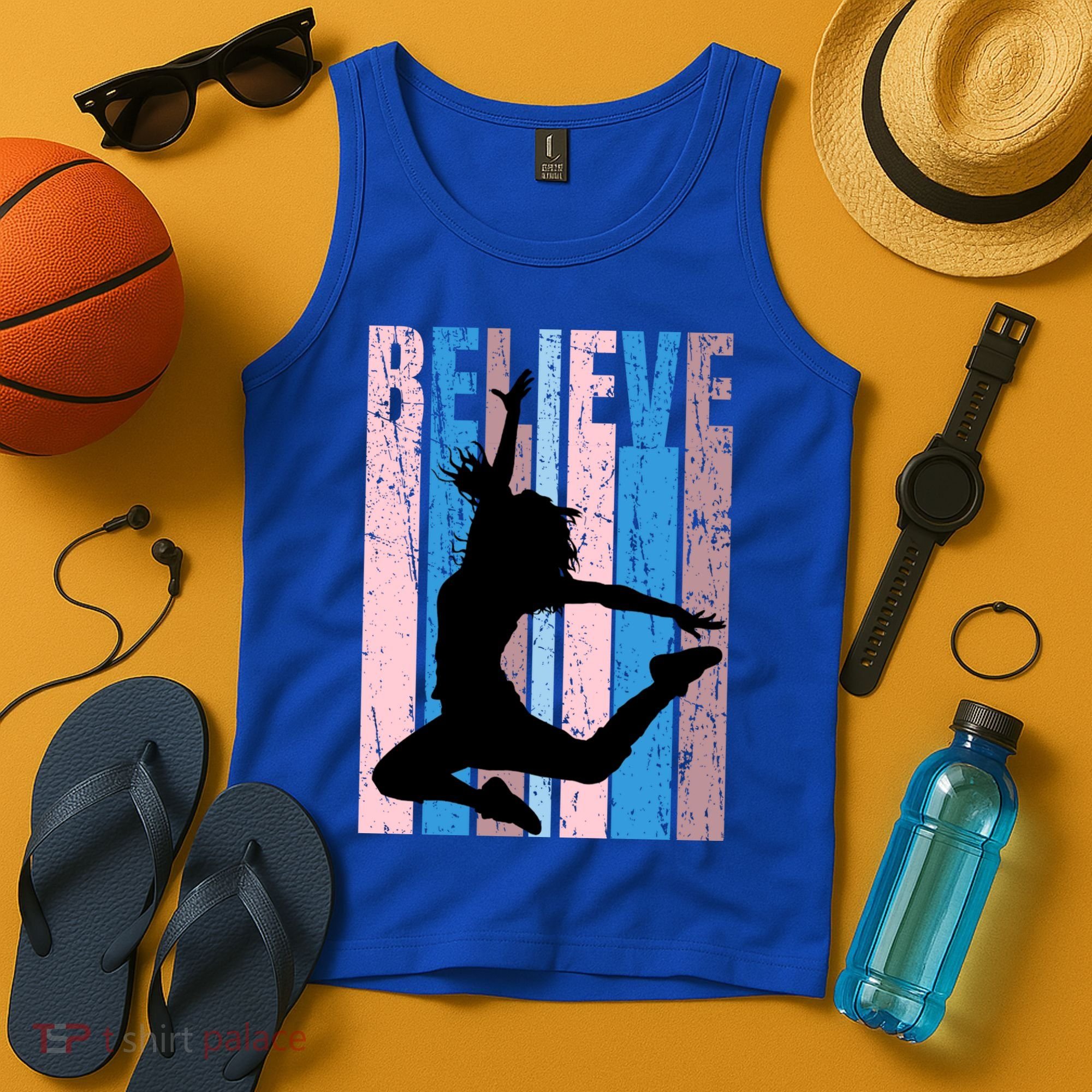 Retro Girls Dance Dancing Dancer Modern Dance Teacher Cool Gift Tank Top