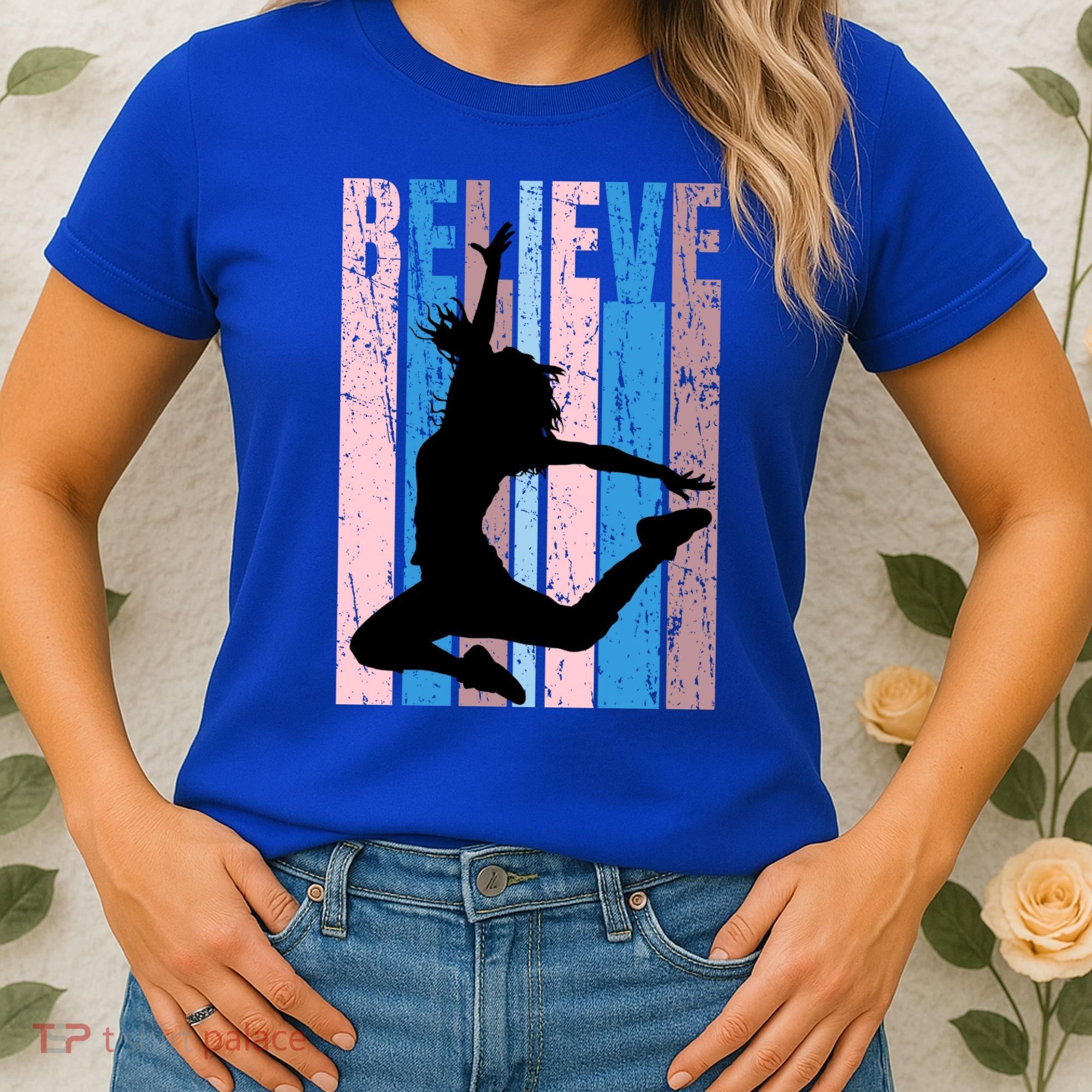 Retro Girls Dance Dancing Dancer Modern Dance Teacher Cool Gift Women's T-Shirt
