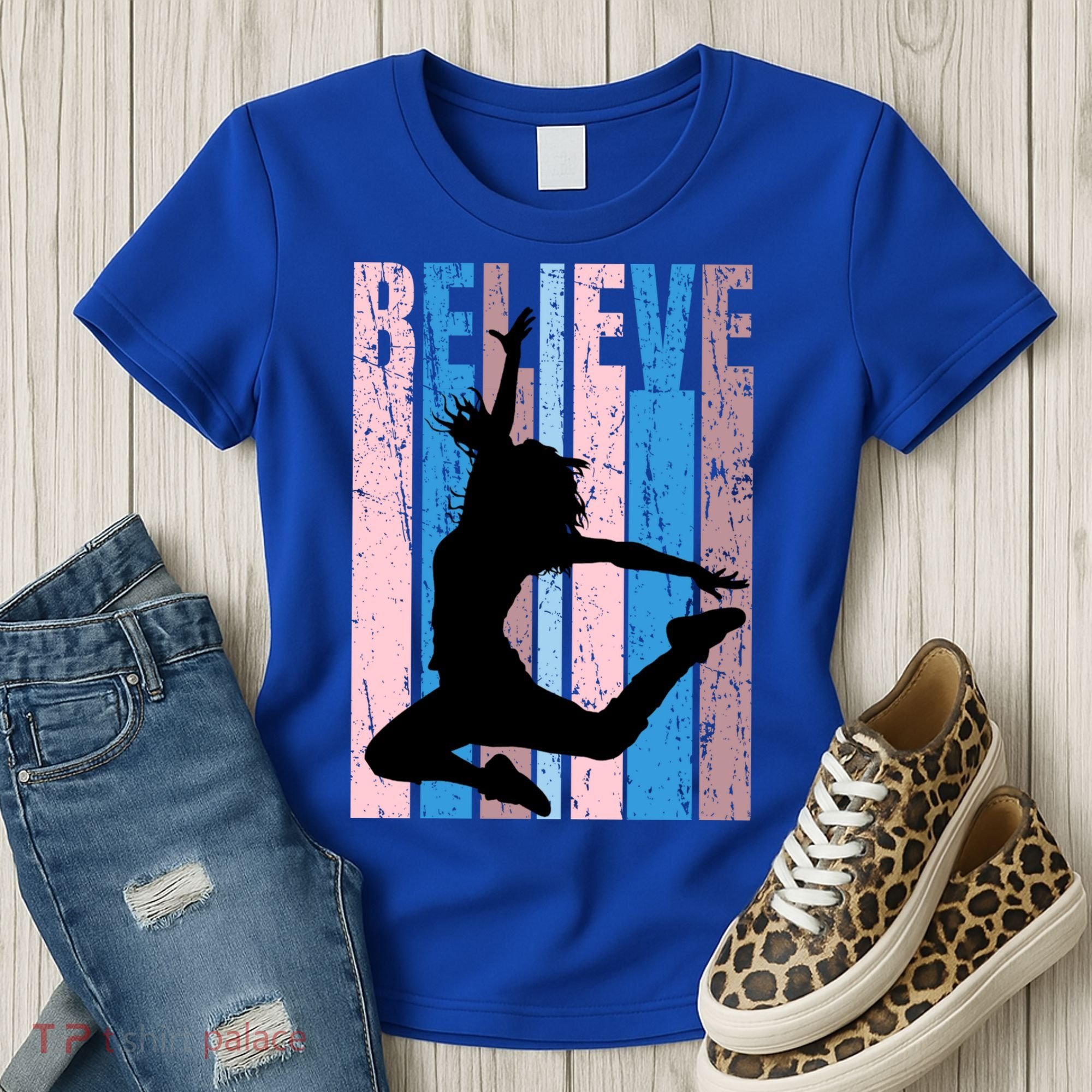 Retro Girls Dance Dancing Dancer Modern Dance Teacher Cool Gift Women's T-Shirt