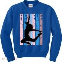 Retro Girls Dance Dancing Dancer Modern Dance Teacher Cool Gift Kids Sweatshirt thumb 0