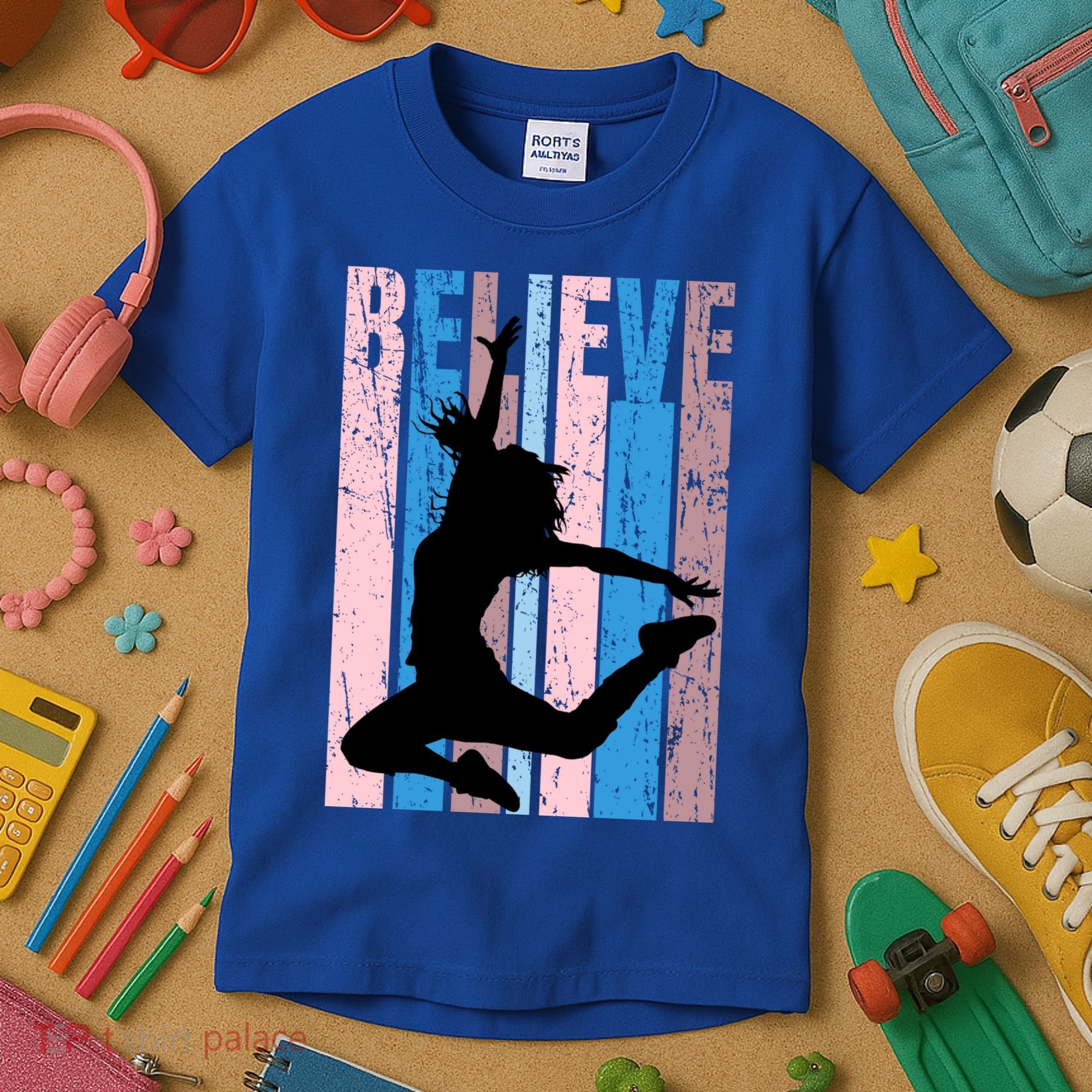 Retro Girls Dance Dancing Dancer Modern Dance Teacher Cool Gift Kids T-Shirt