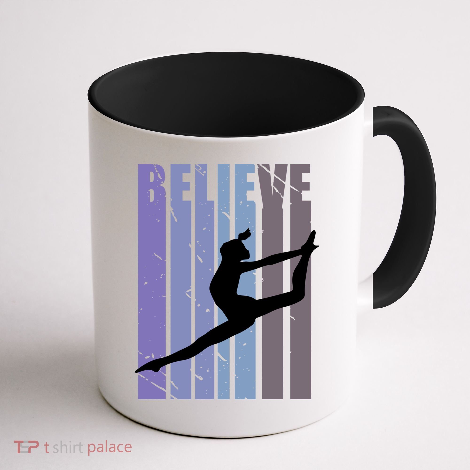 Retro Gymnast Dancing Dancer Gymnastics Girls Gift Coffee Mug