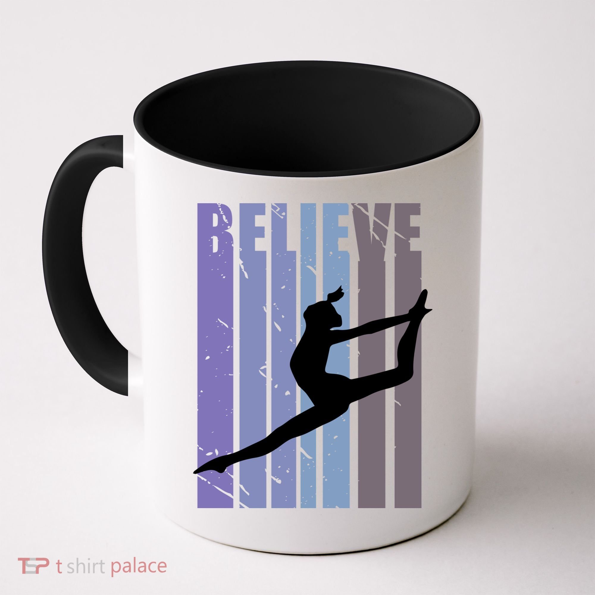 Retro Gymnast Dancing Dancer Gymnastics Girls Gift Coffee Mug