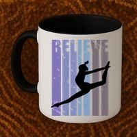 Retro Gymnast Dancing Dancer Gymnastics Girls Gift Coffee Mug thumb 2