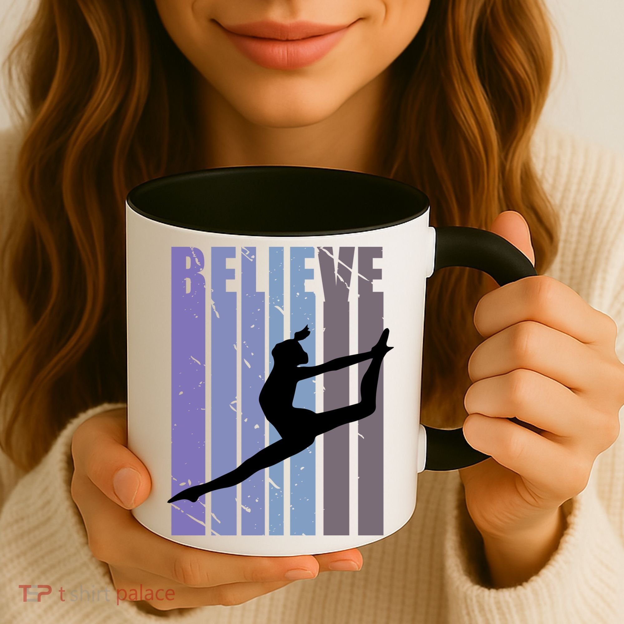 Retro Gymnast Dancing Dancer Gymnastics Girls Gift Coffee Mug