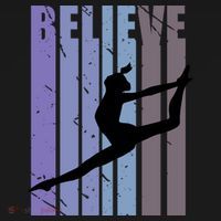 Retro Gymnast Dancing Dancer Gymnastics Girls Gift Women's Hoodie thumb 2
