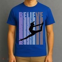 Retro Gymnast Dancing Dancer Gymnastics Girls Gift T-Shirt thumb 3